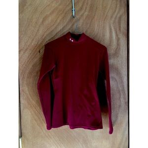 Under Armour crimson red turtleneck under shirt